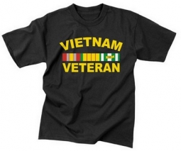 Vietnam Veteran T-Shirt Black