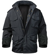 M-65 Storm Jacket Black Nylon Size 3XL