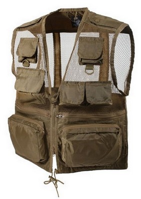 Military Style Recon Vest Coyote Brown Size 3XL