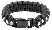 Black And White Deluxe Paracord Bracelets