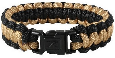 Coyote And Black Deluxe Paracord Bracelets