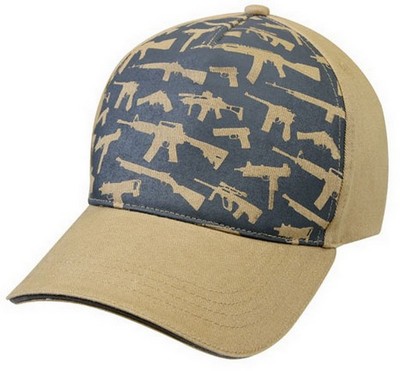 Military Hats Rifles Graphic Baseball Cap