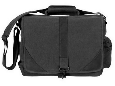 Laptop Bag Urban Pioneer Leather/Canvas Bag Black