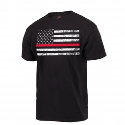 Thin Red Line USA Flag T-Shirt