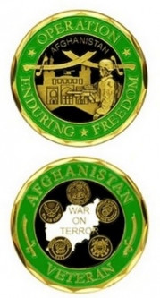 Challenge Coin-Afghanistan Veteran