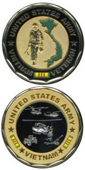 Challenge Coin-Army Vietnam Veteran