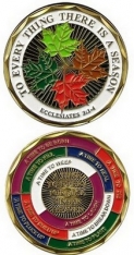 Challenge Coin-To Everything There Is A Season