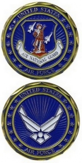 Challenge Coin-Air National Guard Air Force