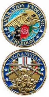 Challenge Coin-OEF Afghanistan