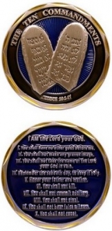 Challenge Coin-The 10 Commandments