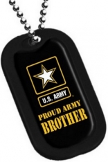 Dog Tag-Proud Army Brother