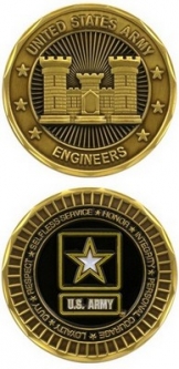 Challenge Coin-Army Engineers