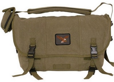 Eagle Patch Retro Shoulder Bag Olive Drab
