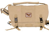 American Eagle Patch Khaki Retro Shoulder Bag