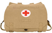 Retro Hungarian Shoulder Bag Red Cross Olive