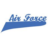Air Force Logo Vintage Baseball T-Shirt