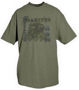 Vintage US Marines Shirt Olive Drab