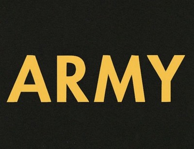 Army Babydoll T-Shirt Black/Gold
