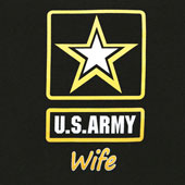 US Army Wife Babydoll T-Shirt