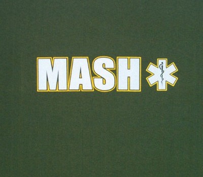 Mash Logo Babydoll Tee Olive Drab
