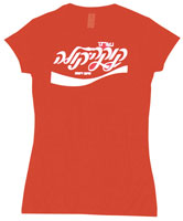 Arabic Coca Cola Red Babydoll T-Shirt