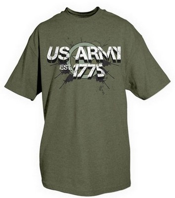 US Army Logo Tee Est 1775 Olive