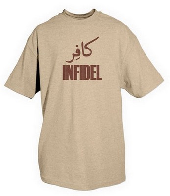Infidel Logo T-Shirt In Military Desert Sand