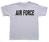 Air Force Logo T-Shirts For Kids Grey