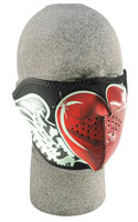 Flying Heart Neoprene Sports Half Mask
