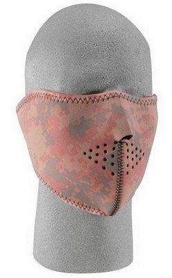 Subdued Digital Pink Camo Neoprene Half Mask