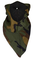 Camouflage Neoprene Face Mask/Bananda Neodanna