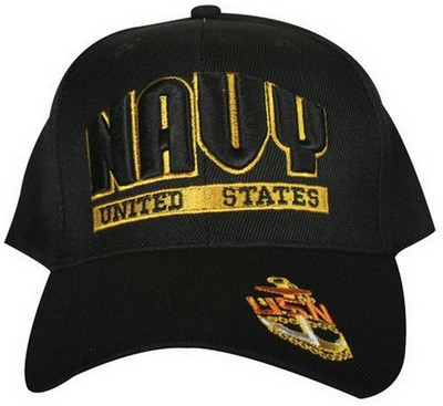 Deluxe United States Navy Logo Ball Caps