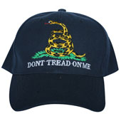 Don't Tread on Me Baseball Cap Navy Blue