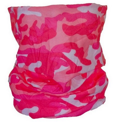 Camouflage Clothing Pink Camo Face/Neck/Head Cover Motley Tube