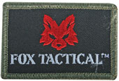 Fox Tactical Logo Patch Olive Drab Border