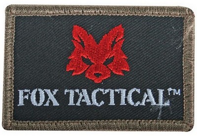 Fox Tactical Logo Patch Coyote Border