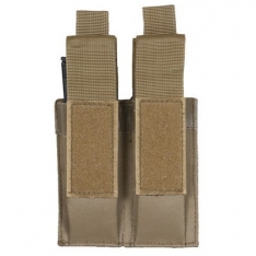 Pistol Quick Deploy Dual Mag Pouch - Coyote