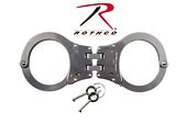Nij Approved Stainless Steel Hinged Handcuffs
