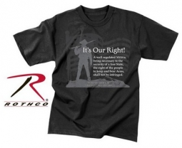T - Shirt / It'S Our Right - Black