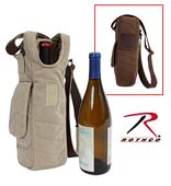 Vintage Canvas Bottle Bag