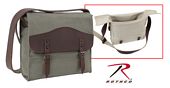 Vintage Canvas Medic Bag With Leather Accents