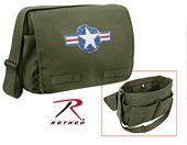 O.D. Classic Messenger Bag With Air Corp Emblem
