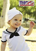 Military Baby Navy Anchor Cap For Infants