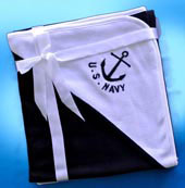 U.S. Navy Sailor Baby Blanket With Anchor
