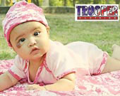 Baby Camo Cap Digital Pink Camouflage