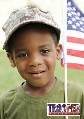Kids Digital Desert Camo 8 Point Marine Style Cap