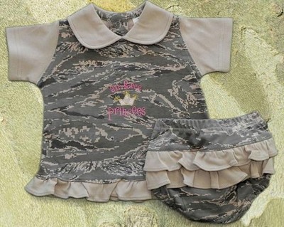 Air Force Abu Camouflage Dress Set For Infants