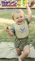Tiny Trooper Air Force Three Piece Set For Baby
