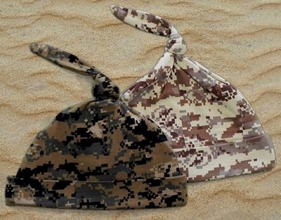 Infant's Digital Camouflage Crib Caps Set Of Two