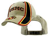 Cap - USMC Arch Khaki
